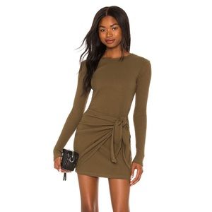 Superdown Dana wrap mini dress size medium new with tags